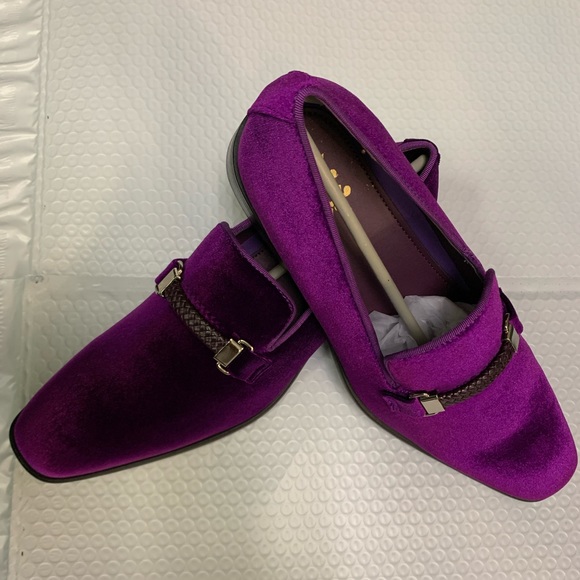 Purple shoes for men - Picture 3 of 3